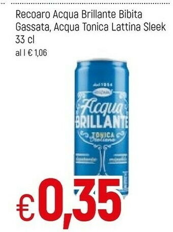 Famila Recoaro - Acqua Brillante 330 G(ml) offerta