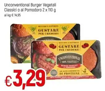 Famila Unconventional Burger Vegetali Classici offerta