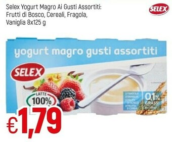 Famila Selex Yogurt Magro Gusti Assortiti 1000 G(ml) offerta