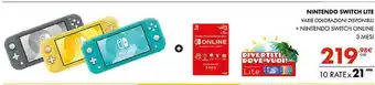 Gamestop Nintendo Switch Lite (Coral) Animal Crossing: New Horizons Pack + NSO 3 Months (LIMITED) offerta