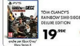 Gamestop Microsoft Tom Clancy's Rainbow Sixo Siege Deluxe Edition offerta