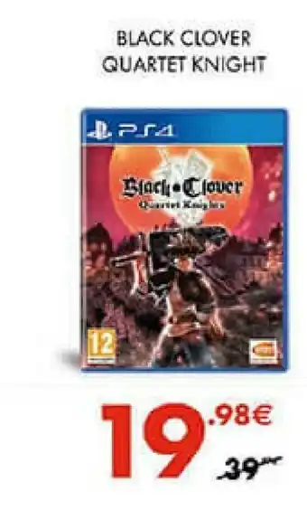 Gamestop Black Clover Quartet Knight Ps4 offerta