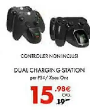Gamestop Dual Charging Station Per Ps4/ Xbox One offerta