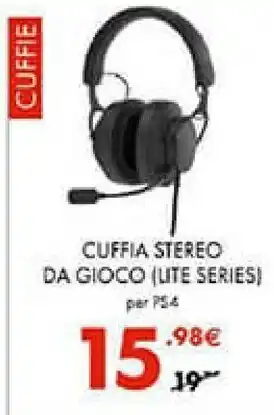 Gamestop Cuffia Stereo Da Gioco offerta