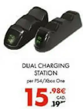 Gamestop Sony Dual Charging Station Per Ps4 offerta