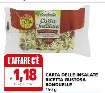 Il Gigante Bonduelle Carta Delle Insalate Ricetta Gustosa offerta