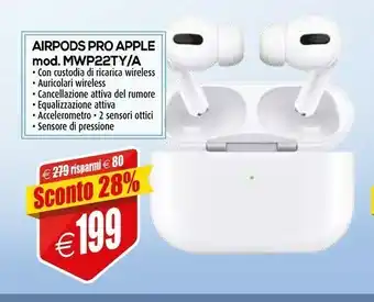 Il Gigante Apple Airpods Pro Mod. Mwp22ty/a offerta