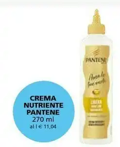 Il Gigante Pantene Crema Nutriente 270ml offerta