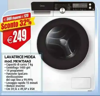 Il Gigante Midea Lavatrice MKW714A3 offerta