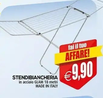 Il Gigante Stendibiancheria In Acciaio Glam 18 Metri offerta