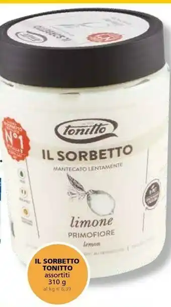 Tonitto Il Sorbetto Lampone 310 G(ml)
