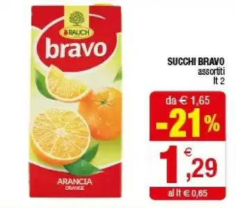 Iperal Rauch Succhi Bravo offerta