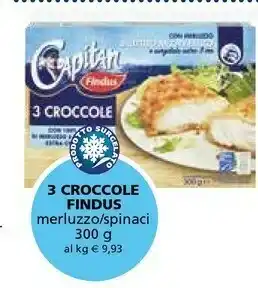 Il Gigante Findus 3 Croccole Agli Spinaci 300g offerta
