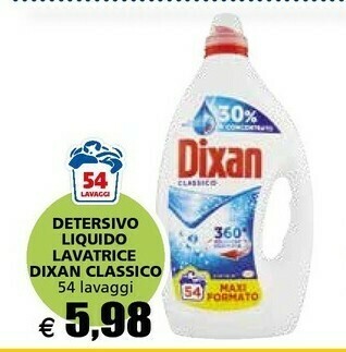Il Gigante Dixan Detersivo lavatrice offerta