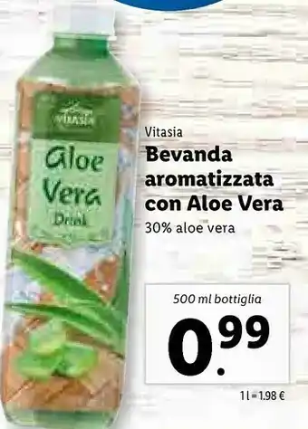 Lidl Vitasia Bevanda Aromatizzata Con Aloe Vera offerta