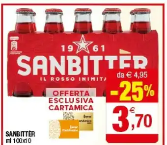 Iperal Sanbitter Bibite offerta