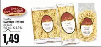 Emi Supermercati Sapori Umbri Pasta 500gr. offerta