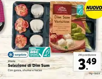 Lidl Vitasia Selezione Di Dim Sum offerta