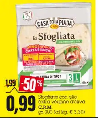 Emi Supermercati Casa della Piada la Sgogliata 300gr. offerta