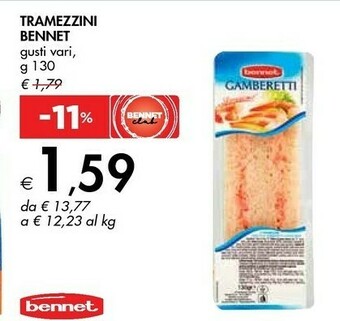 Bennet Bennet Tramezzini offerta