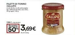 Coop Callipo Filetti Di Tonno offerta