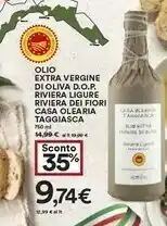 Coop Casa Olearia Taggiasca - Olio Extra Vergine Di Oliva 750 G(ml) offerta