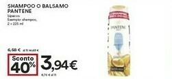 Coop Pantene Shampoo offerta