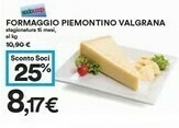 Coop Formaggio Piemontino Valgrana offerta