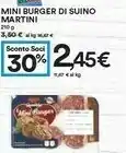Coop Martini Min Burger Di Suino offerta