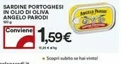 Coop Angelo Parodi Sardine Portoghesi In Olio Di Oliva offerta
