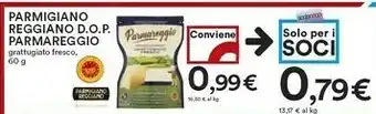 Coop Parmareggio Parmigiano Reggiano Grattugiato Fresco offerta