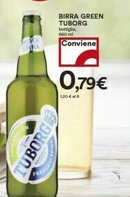 Coop Tuborg Birra 660 G(ml) offerta