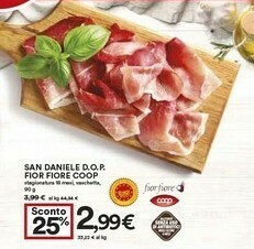 Coop Coop San Daniele Dop Fior Fiore offerta