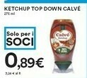 Coop Calvè Ketchup Top Down offerta