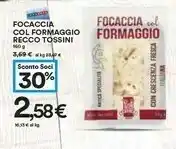 Coop Recco Tossini Focaccia Con Formaggio offerta