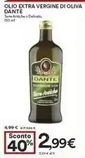Coop Dante Olio Extra Vergine Di Oliva Classico offerta