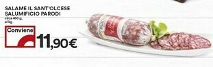 Coop Salame Il Santolcese Salumificio Parodi offerta