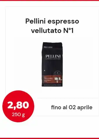 Rossetto Group Pellini espresso velutato nº1 250g offerta