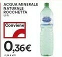 Coop Rocchetta Acqua Minerale Naturale 1500 G(ml) offerta