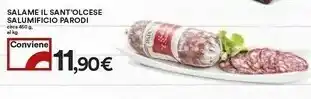 Coop Salame Il Santolcese Salumificio Parodi offerta
