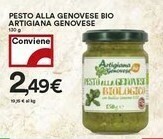 Coop Artigiana genovese Pesto Alla Genovese Biologico 130 G(ml) offerta