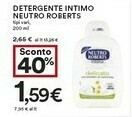 Coop Neutro Roberts Detergente Intimo offerta