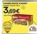 Coop Hamby - 10 Hamburger Con Proteine Di Soia 750 G(ml) offerta