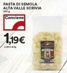 Coop Pasta Di Semola Alta Valle Scrivi offerta