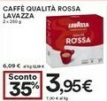 Coop Lavazza Caffe Qualità Rossa offerta