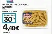 Coop Martini Bastoncini Di Pollo 600g offerta