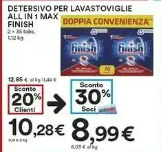 Coop Finish Caffe Qualità Rossa offerta