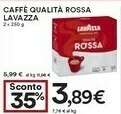 Coop Lavazza Caffe Qualità Rossa offerta