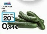 Coop Cetrioli offerta