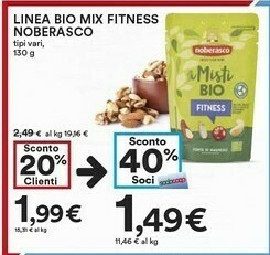 Coop Noberasco - I Misti Bio Fitness 130 G(ml) offerta
